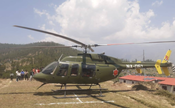 सुत्केरी हुन नसकेपछि सेनाको हेलिकप्टरमार्फत उद्दार