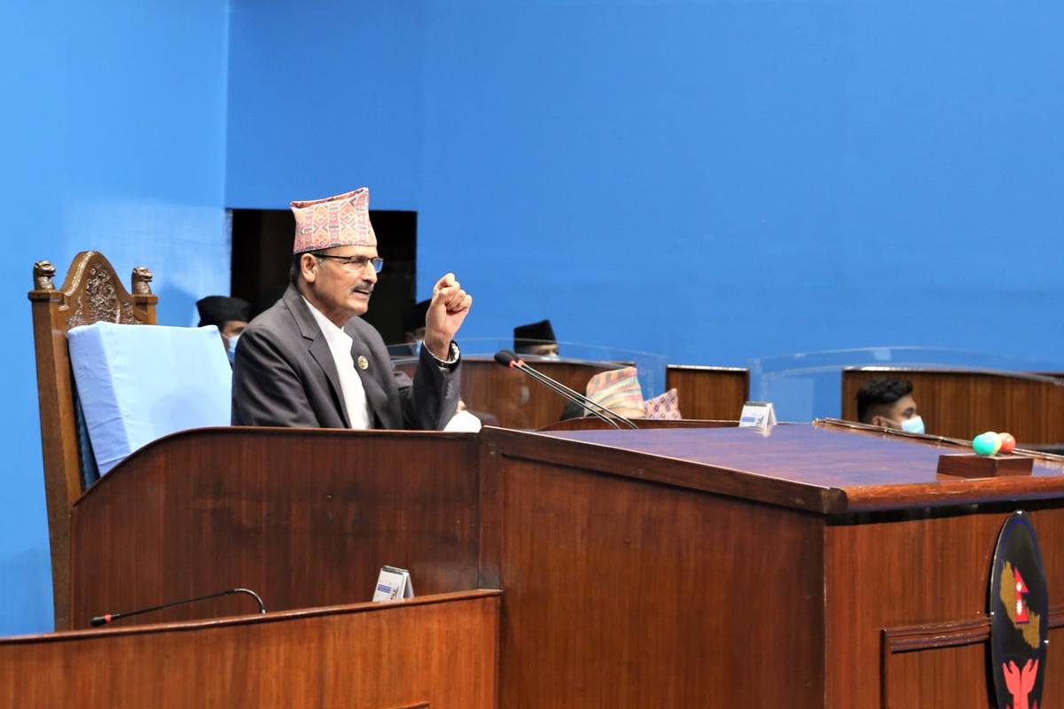 सांसदहरूलाई अनिवार्य मास्क लगाउन सभामुखको आग्रह