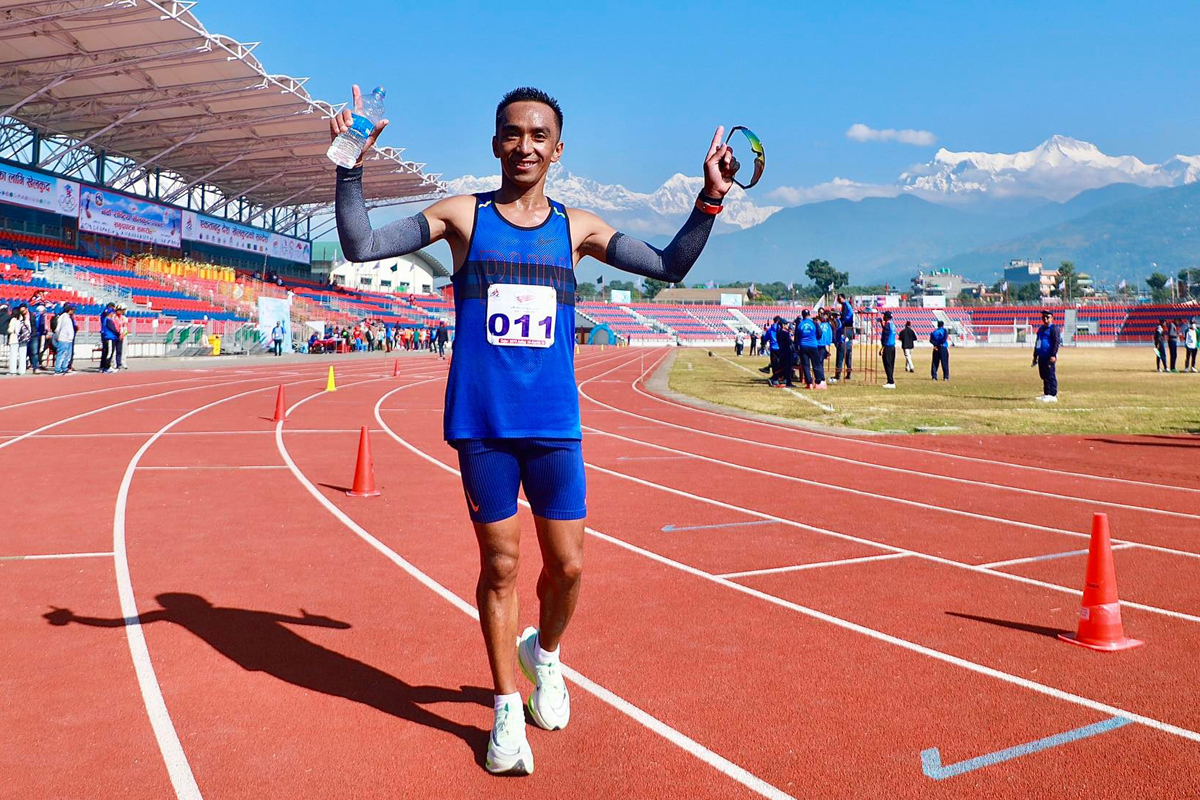 म्याराथनका स्वर्ण विजेता अनिश भन्छन् – भारतीय सेनामा छु, देशले बोलाउनेबित्तिकै फर्किन्छु