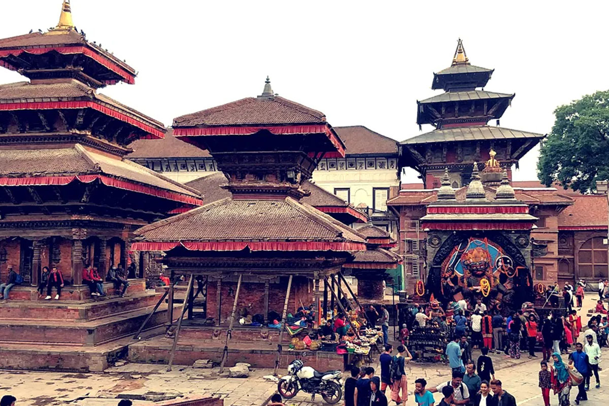 तलेजु भवानीको मूर्तिलाई भित्र्याइयो हनुमानढोकाको मन्दिरमा