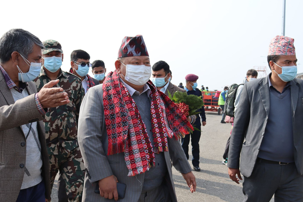 बुद्धजयन्ती अगावै गौतमबुद्ध अन्तर्राष्ट्रिय विमानस्थलमा उडान गर्न मन्त्री आलेको निर्देशन