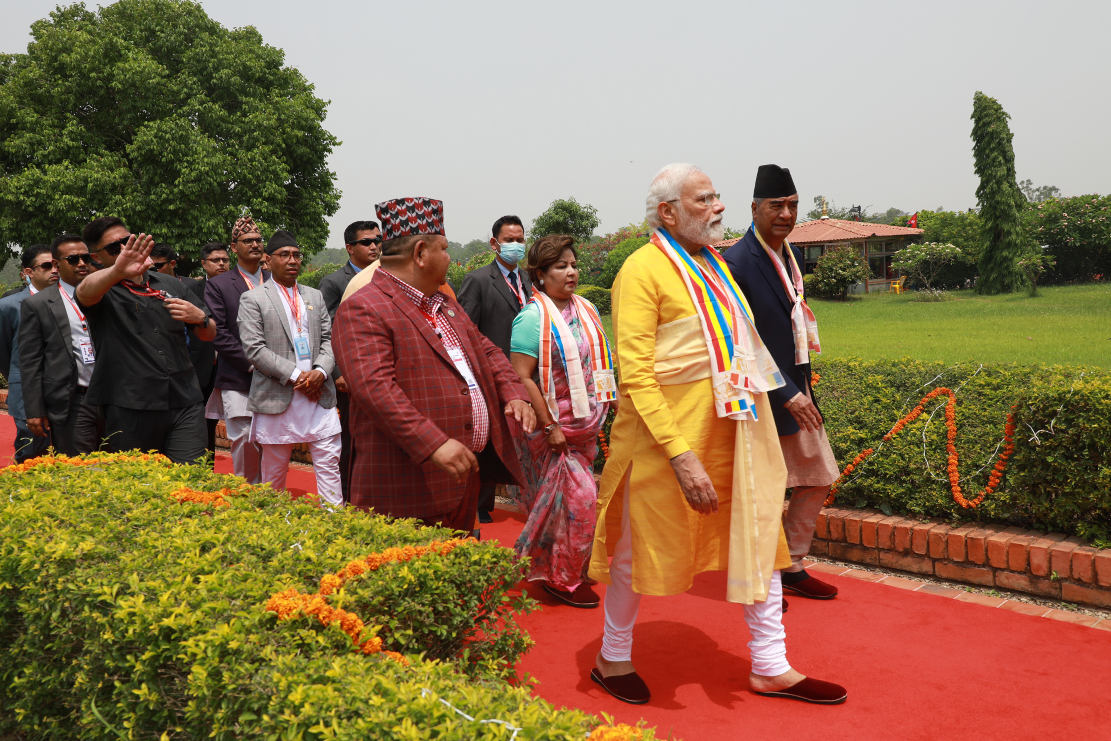 लुम्बिनीमा मोदीका ६ घण्टा