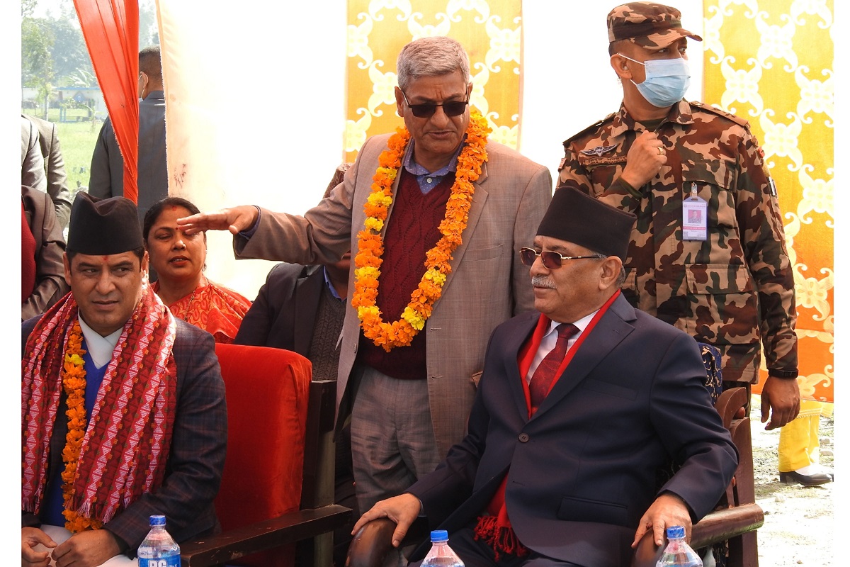 अर्थतन्त्रमा देखिएको संकटप्रति सचेत छौं : प्रधानमन्त्री दाहाल
