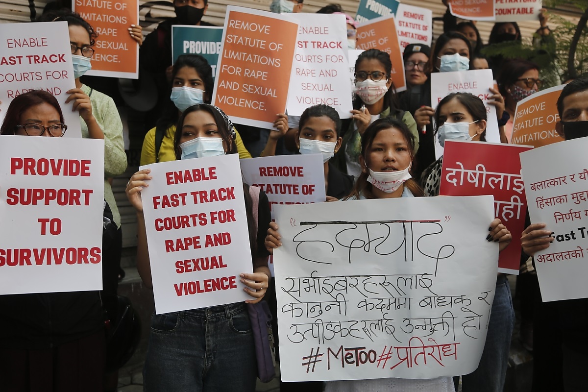 बालुवाटार अगाडि बलात्कारविरुद्ध प्रदर्शन [तस्बिरहरू]
