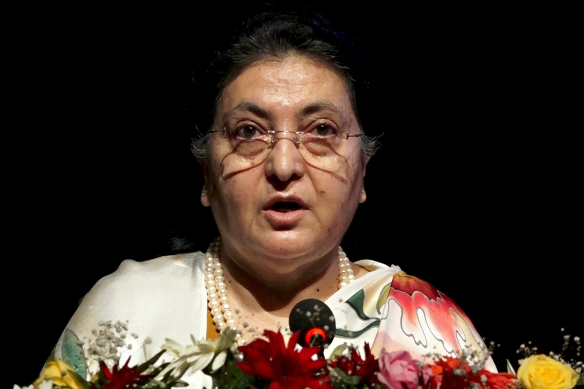 राष्ट्रपतिले गरिन् आईओएमको प्रशंसा