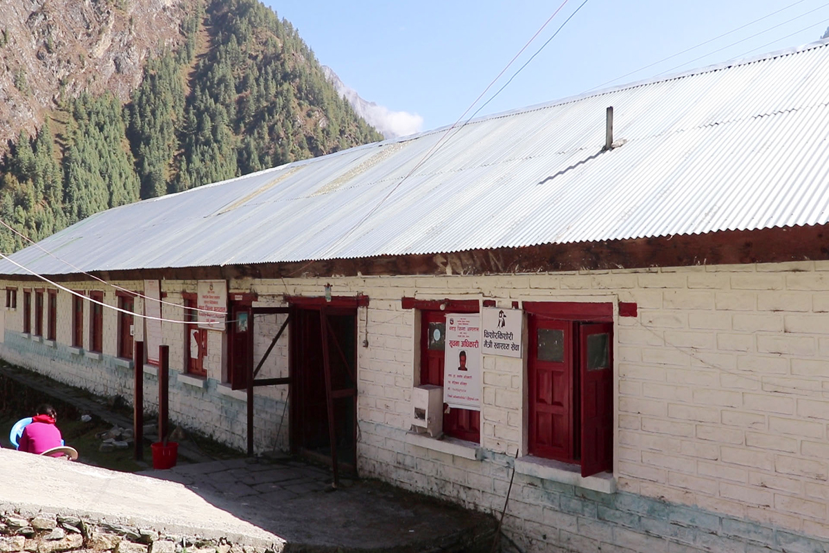 एम्बुलेन्सबिनाको मनाङ अस्पताल