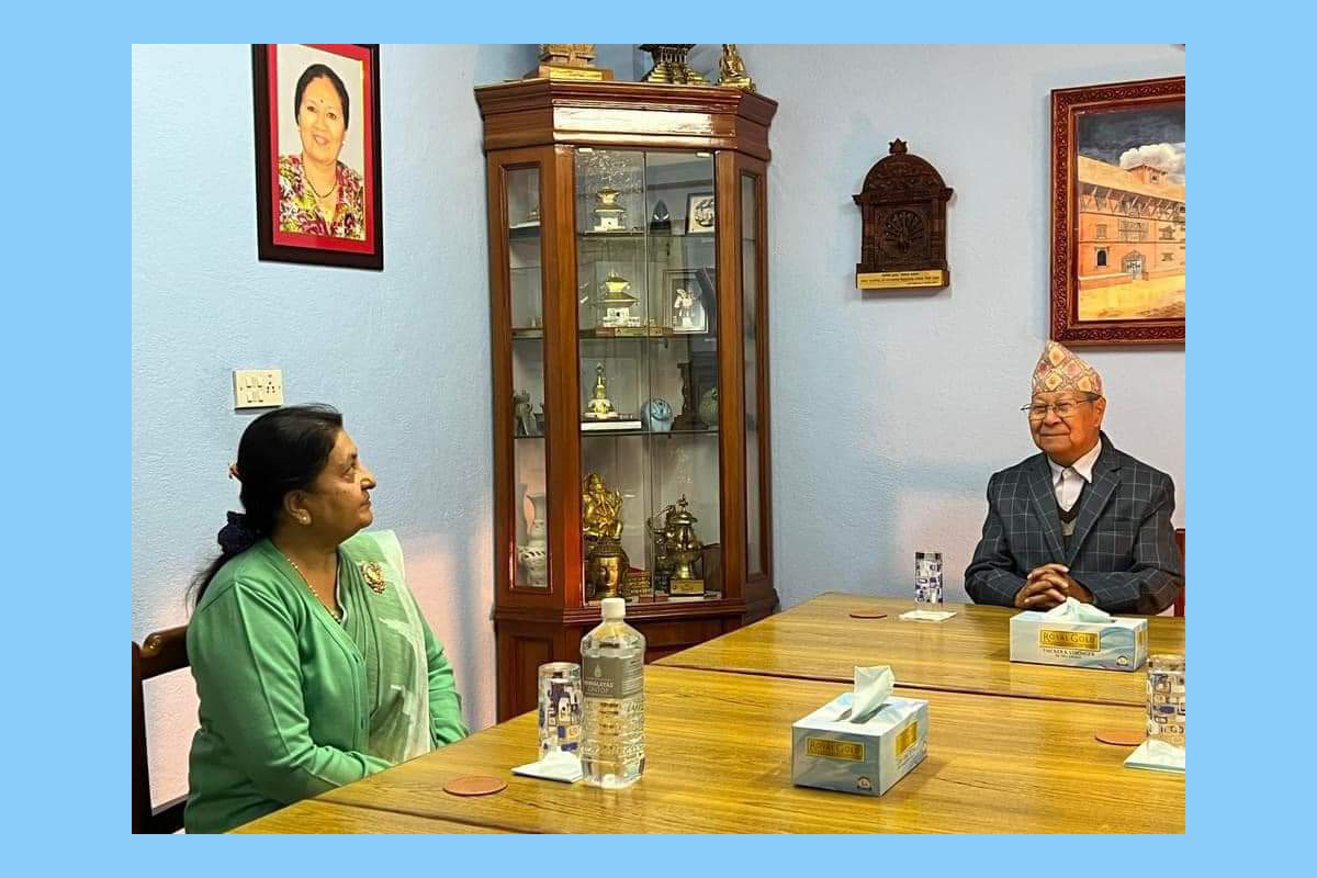 बिजुक्छे निवास पुगिन् राष्ट्रपति भण्डारी
