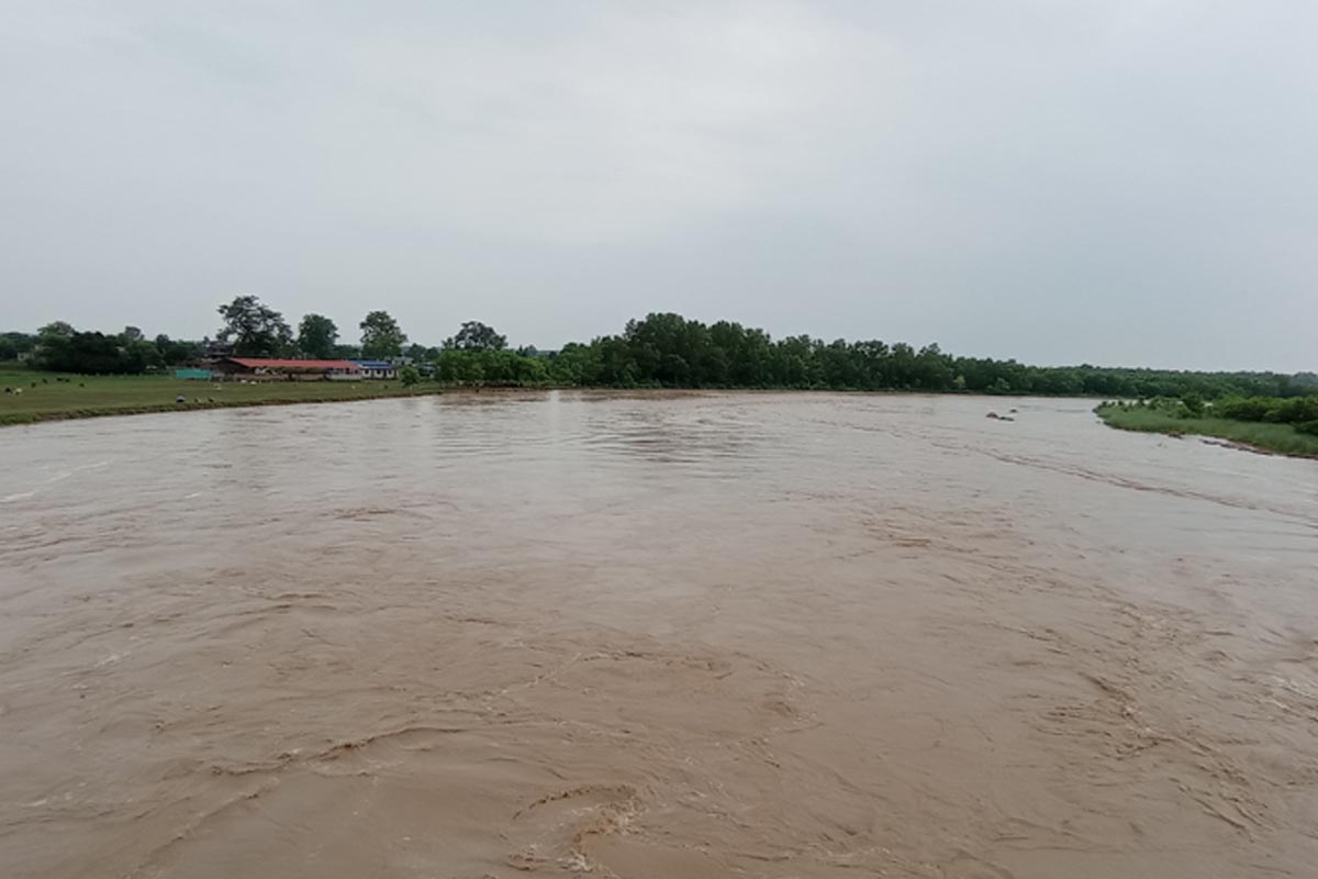 नदीमा फसेका दाजु-बहिनीको मध्यरातमा उद्धार