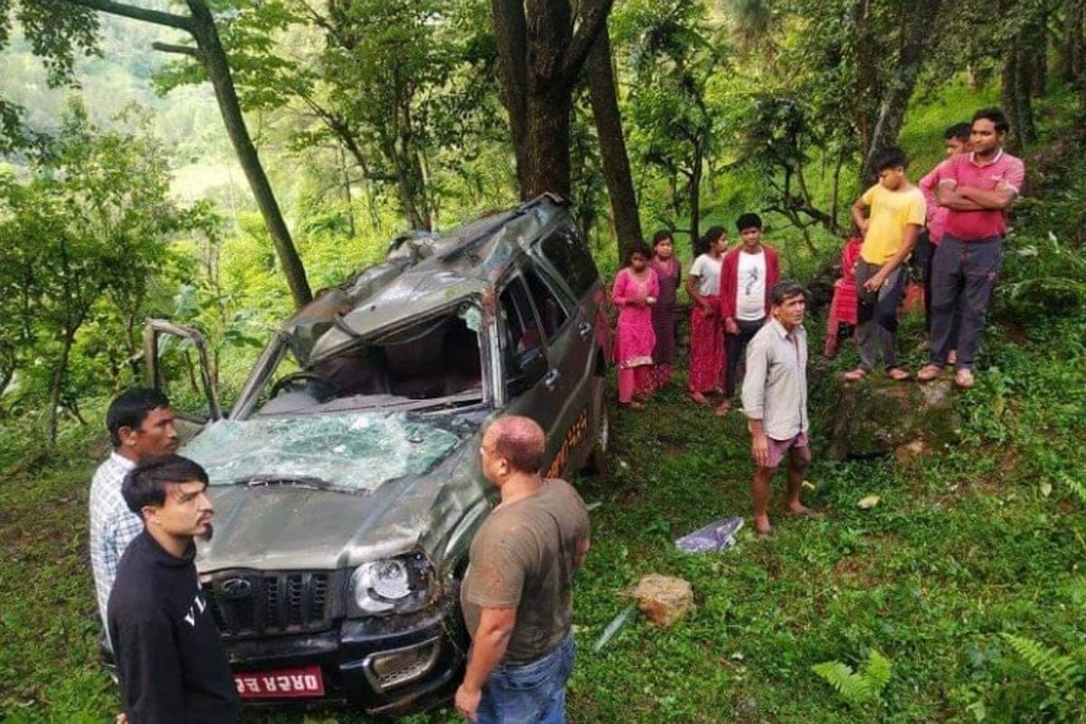 बैतडीमा स्कारपियो दुर्घटना